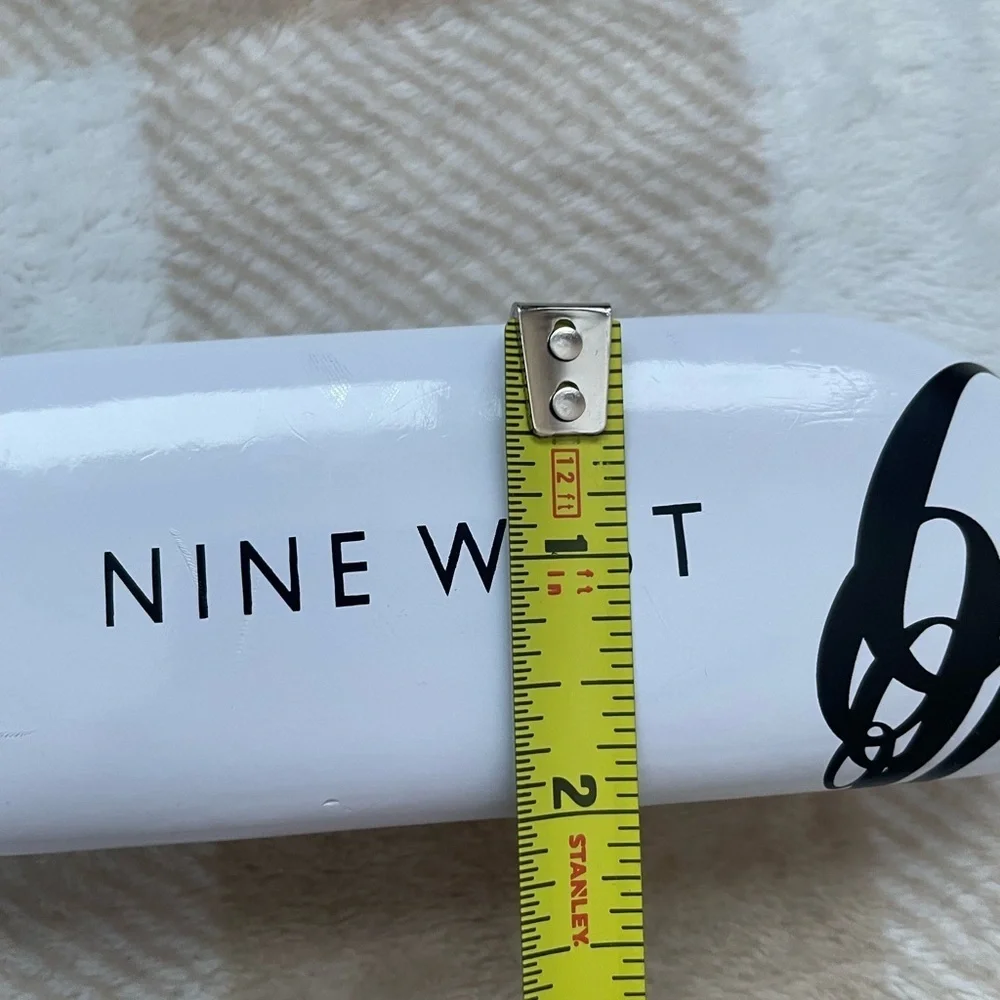 Nine West White and Black Sunglasses Case